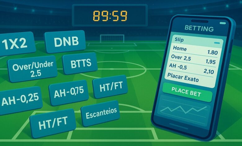 tipos de apostas no futebol
