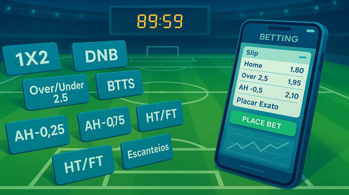 tipos de apostas no futebol